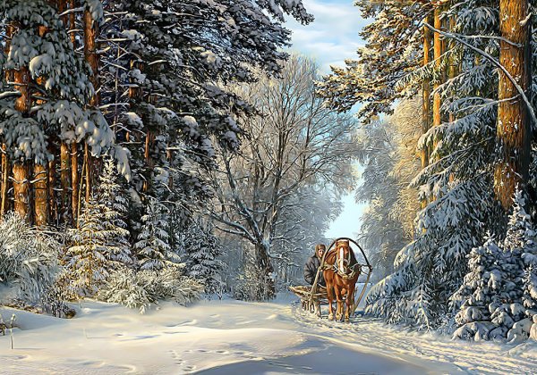 Станислав Юлианович Жуковский зима