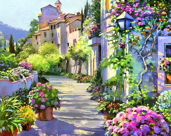 Итальянские улочки картины