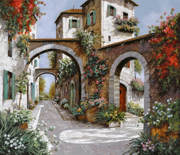 Итальянская улочка, Борелли Гвидо