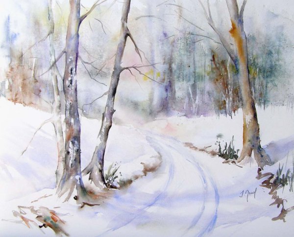 Акварели французской художницы Josette Marrel