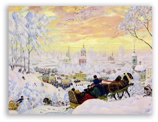 Борис Михайлович Кустодиев зима