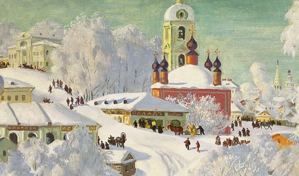 Пейзажи Кустодиева