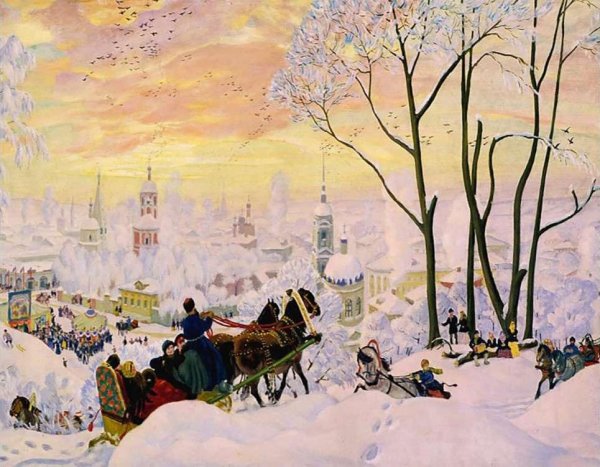 Борис Кустодиев ярмарка