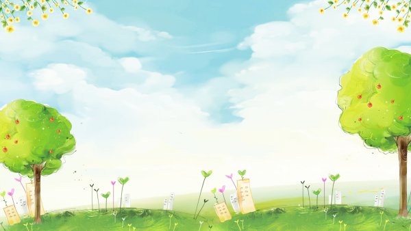 Рисованный фон