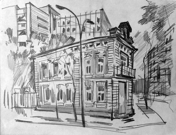 Наброски городского пейзажа