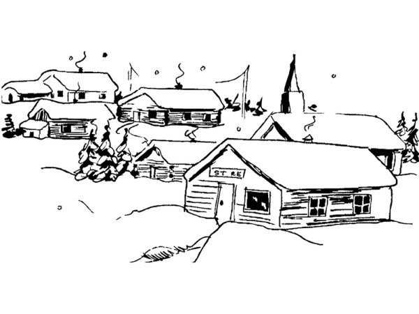 Дача рисунок