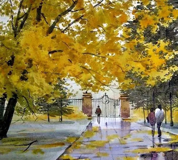 Илья Горгоц осенние пейзажи