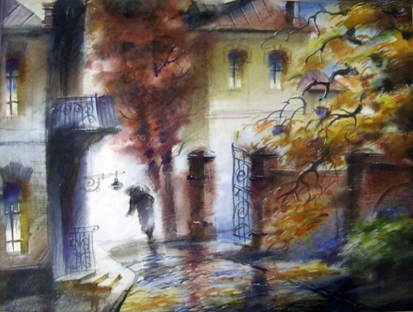 Виктор Зелик акварель