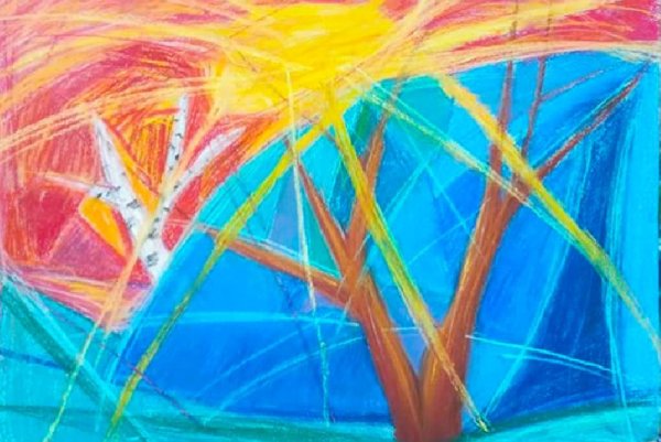 Михаил Ларионов Лучистый пейзаж