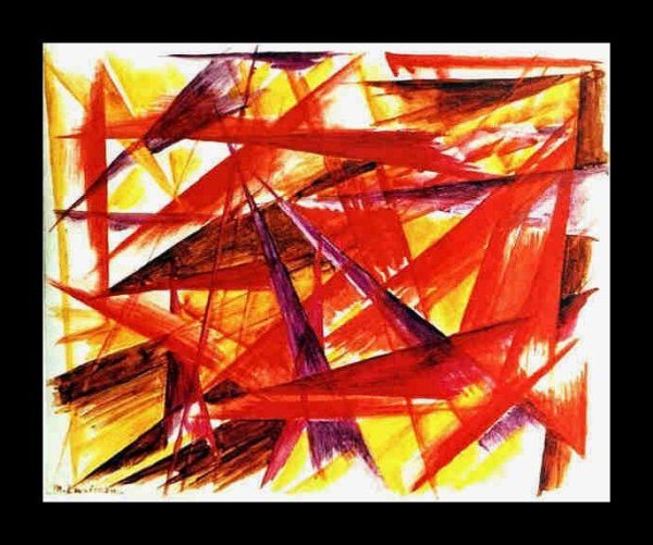 Михаил Ларионов Лучистый пейзаж