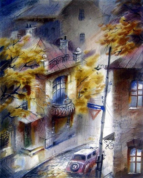 Художник акварель Лин Чинг че