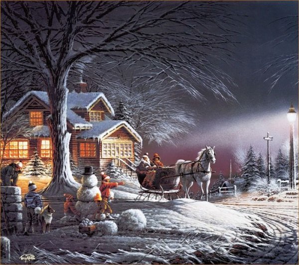 Новогодний пейзаж