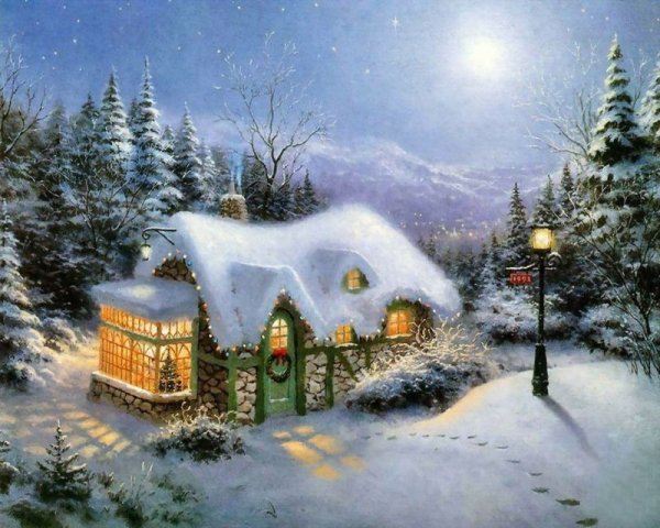 Художник Владимир Жданов. "Рождество".