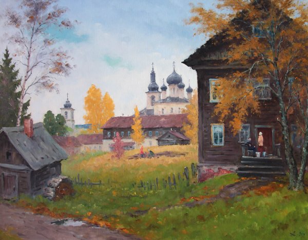 Рубцов родная деревня в живописи