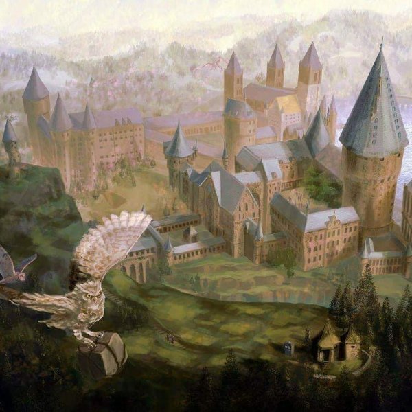 Гарри Поттер Хогвартс арт