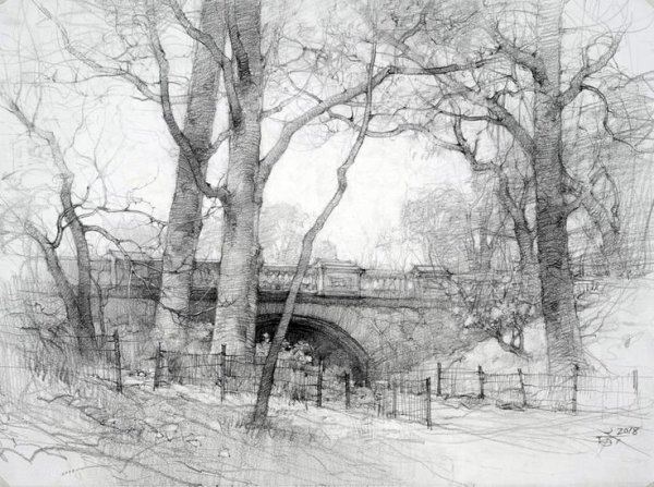 Векторный пейзаж город