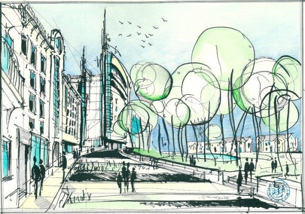 Городская среда Графика