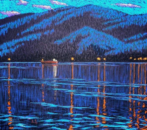 Алексей Зуев картины пастелью