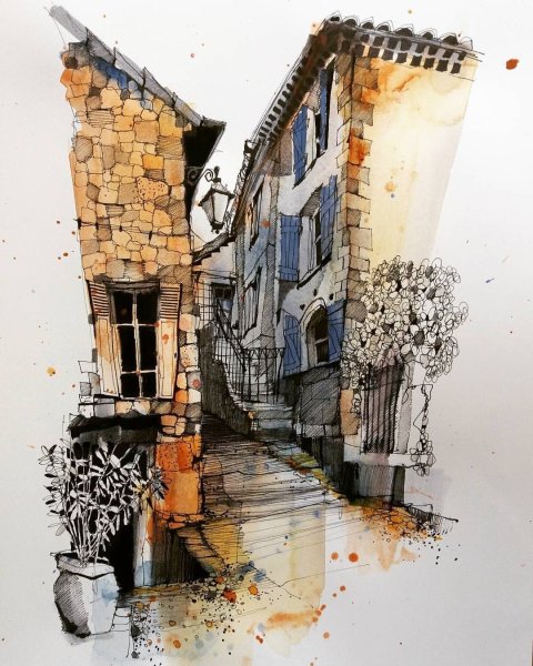 Акварельная Графика