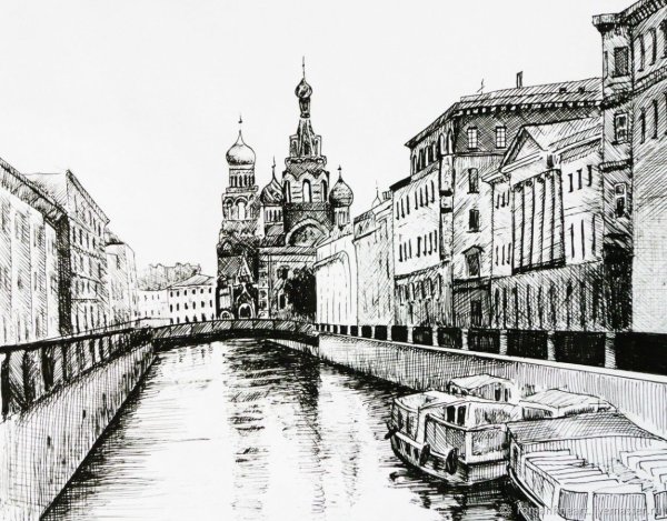 Канал Грибоедова гравюра