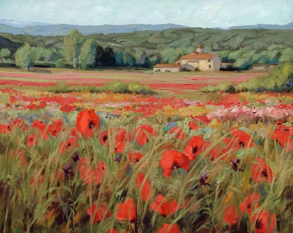 Джон Оттис Адамс Маковое поле