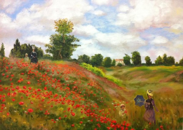 Клод Моне поле маков у Аржантея