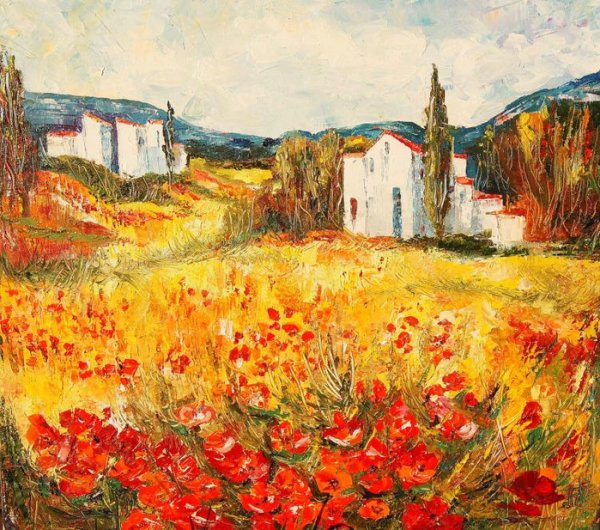 Клод Моне Маковое поле