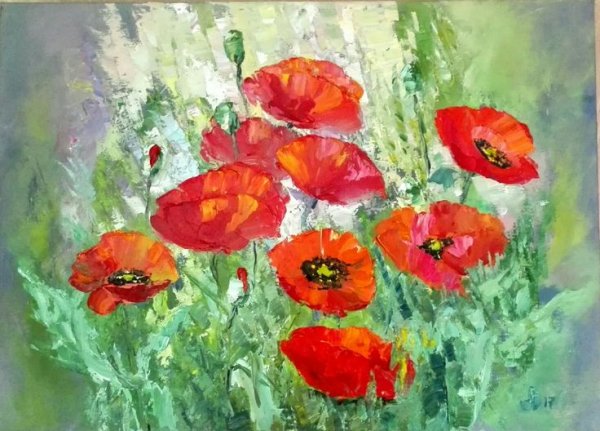 Моне Дикие маки