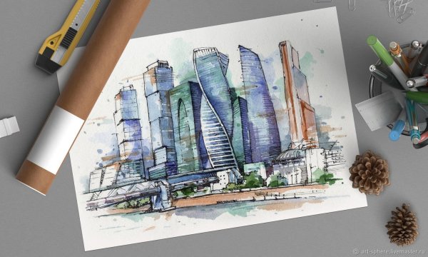 Скетчи маркерами