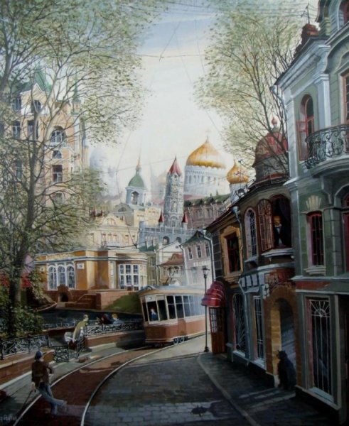 Художник Александр Стародубов Булгаковская Москва