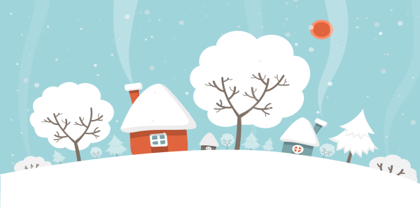 Зима вектор