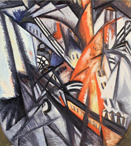 Ольга розанова пожар в городе, 1914