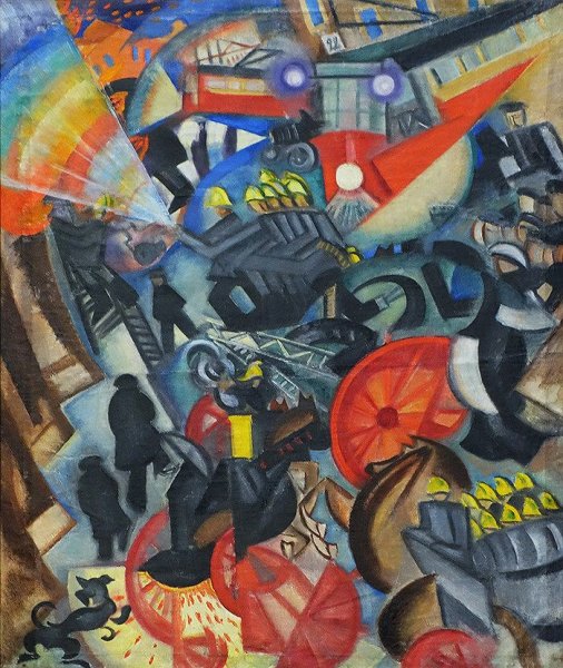 Ольга розанова пожар в городе, 1914