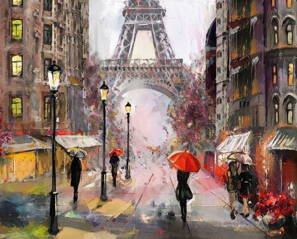 Ричарда Макнейла картины Париж