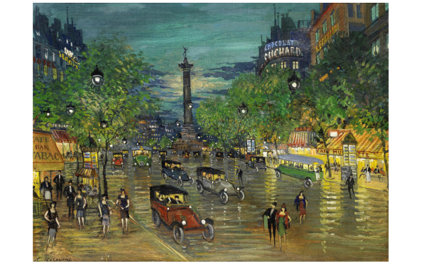 Эдуард Кортес картины Парижа