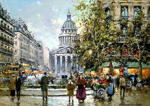 Эдуард Леон Картес Парижская улица