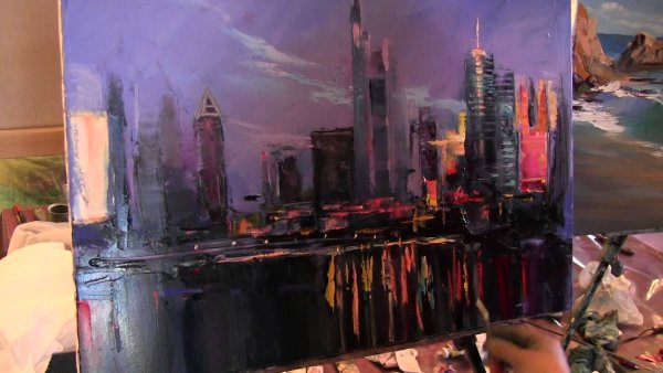 Городской пейзаж Сахарова Игоря