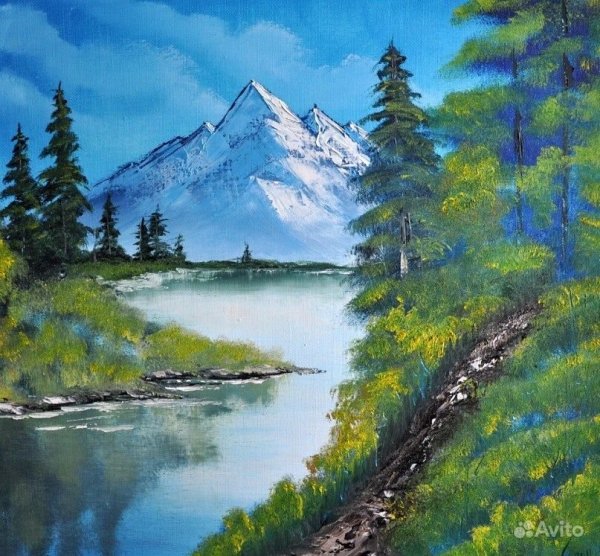 Пейзажи для рисования маслом для начинающих