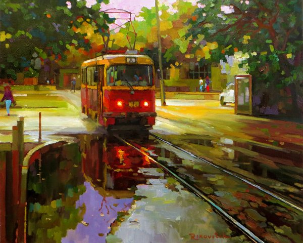 Художник Волков Сергей Риксович городские пейзажи