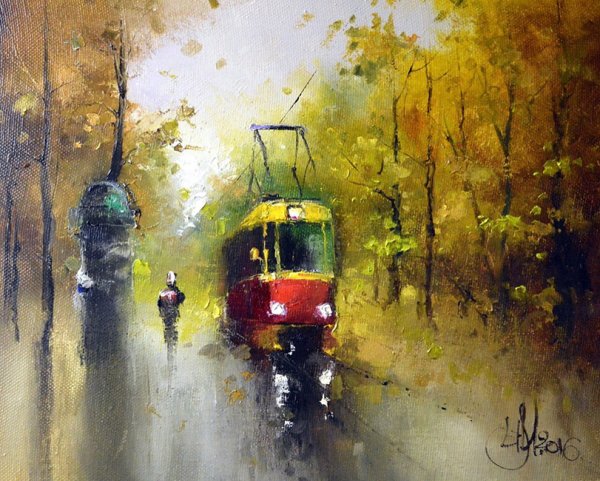 Художник Волков Сергей Риксович городские пейзажи