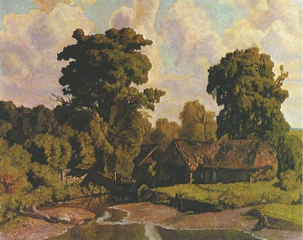 Николай Крымов Московский пейзаж Радуга