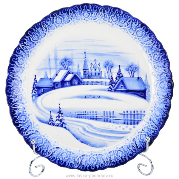 Гжель пейзаж