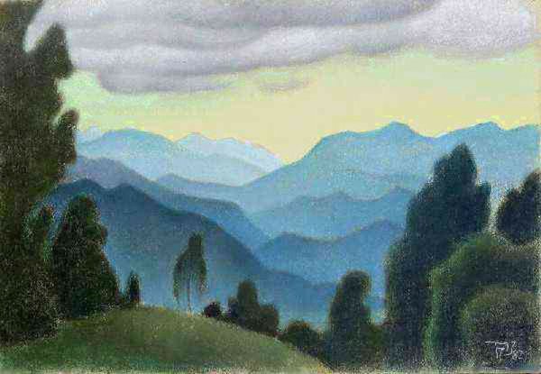 Воздушная перспектива в живописи Леонардо да Винчи