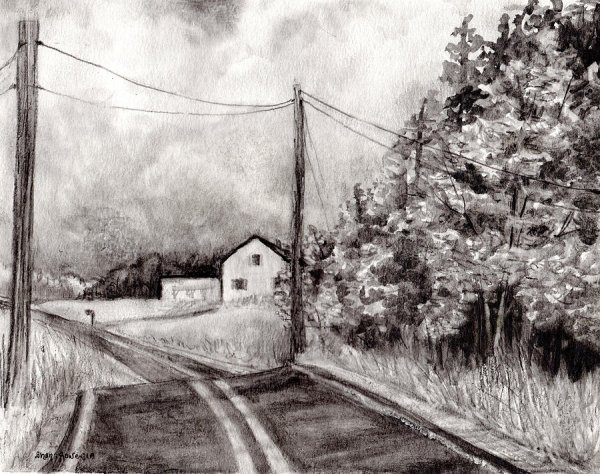 Линейная перспектива Левитан