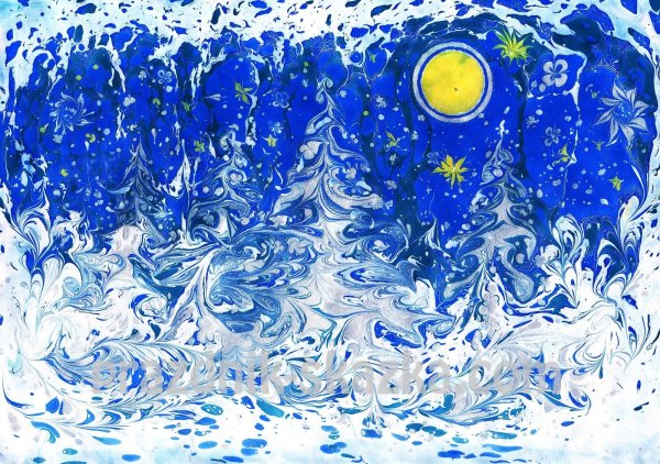 Морозные узоры рисунок