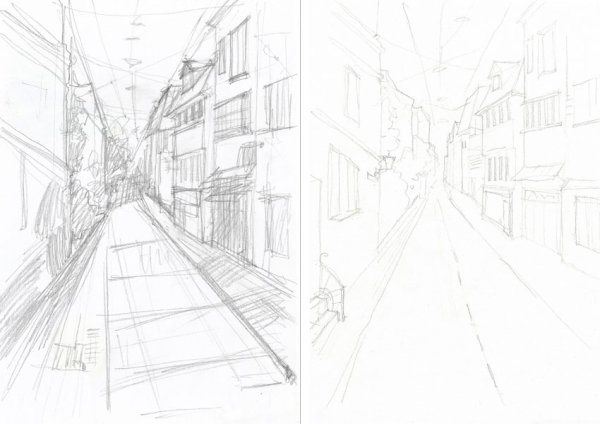 Перспектива улицы города