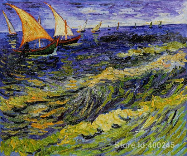 Море в сент-Марье Ван Гог