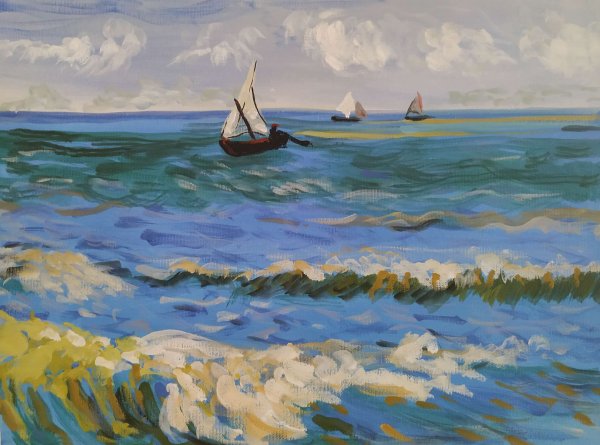 Море в сент-Марье Ван Гог