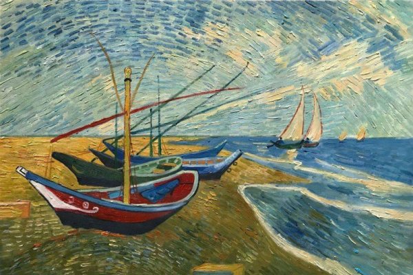 Винсент Ван Гог море в сент-Мари