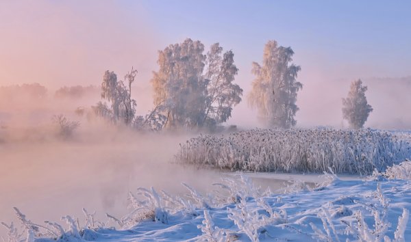 Зима солнце